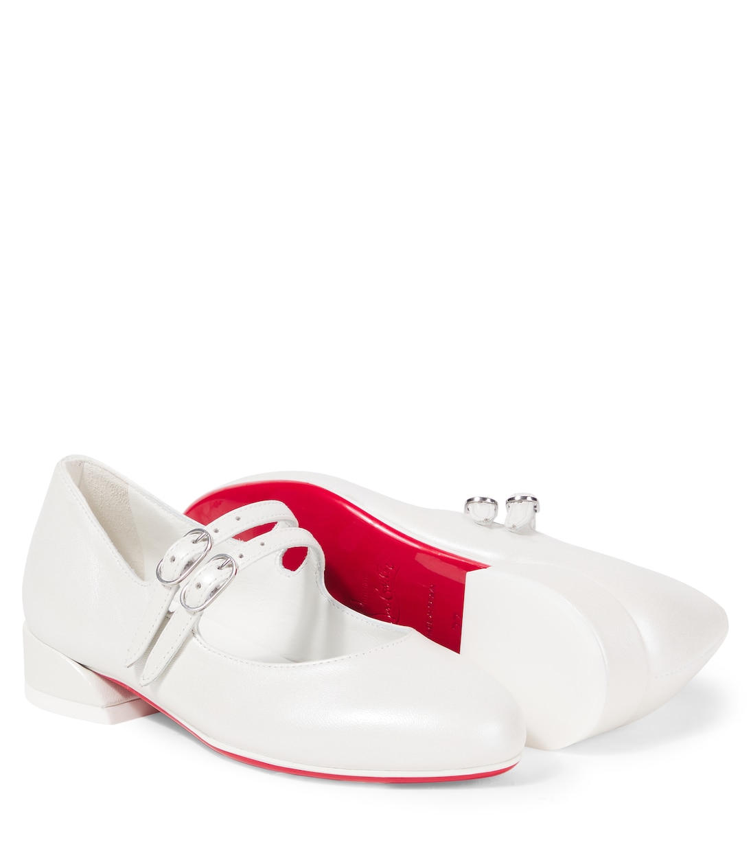Mary-Jane-Ballerinas Jane Fille aus Leder | Christian Louboutin Kids