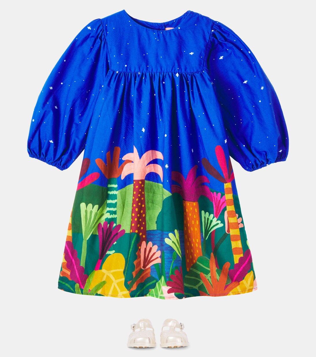 Printed cotton dress | Fábula