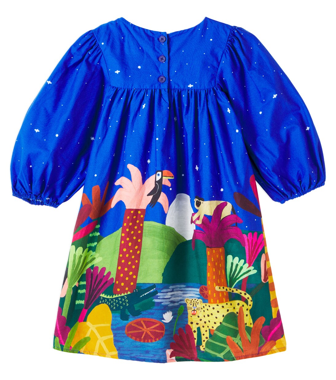 Printed cotton dress | Fábula