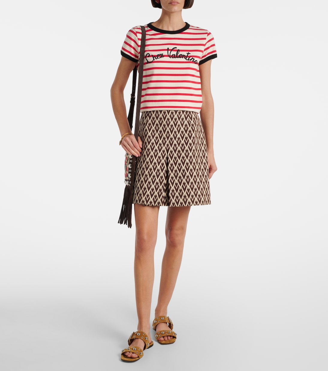 Nellcôte studded suede sandals | Valentino Garavani