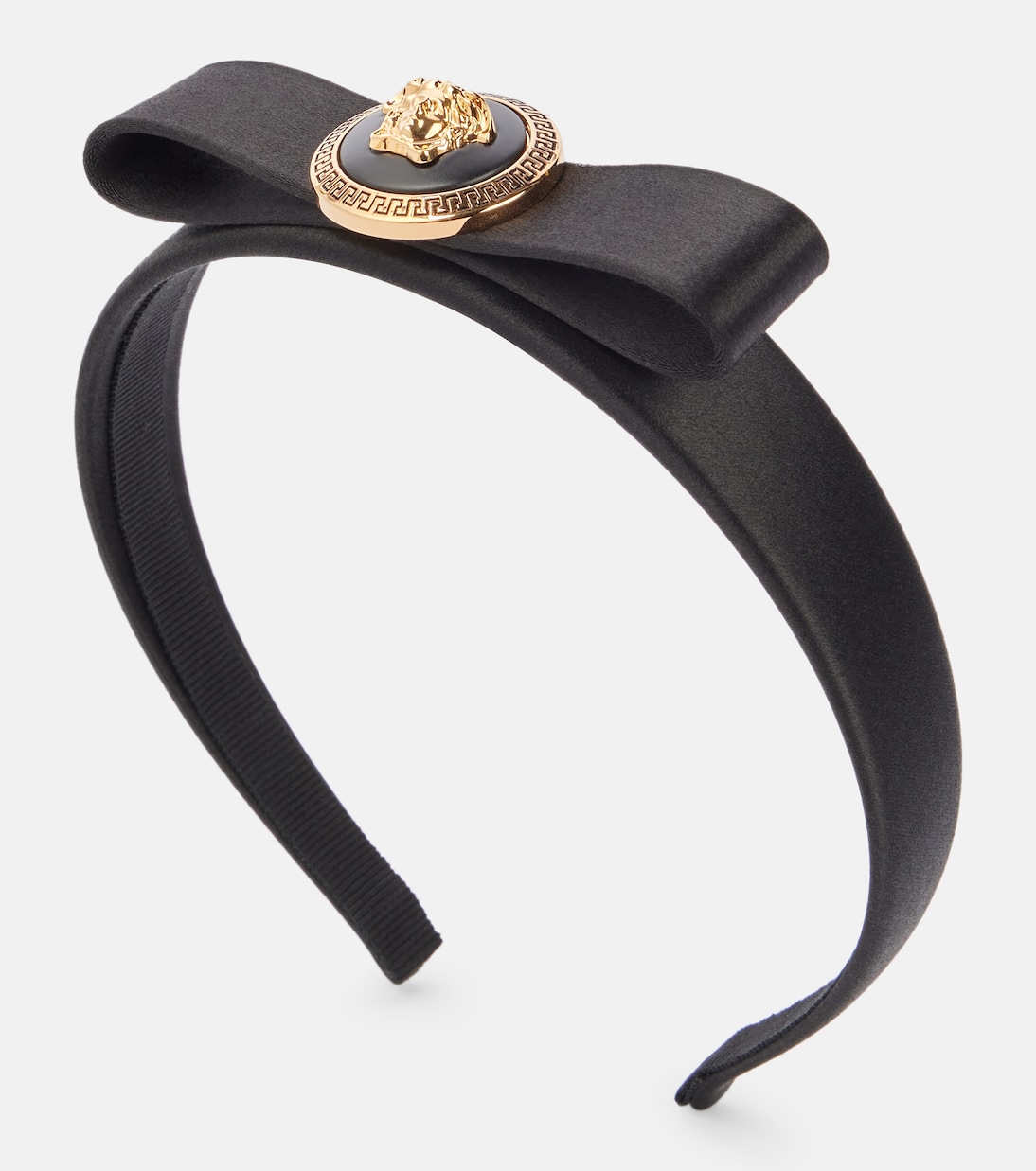 Medusa '95 bow-detail satin headband  | Versace