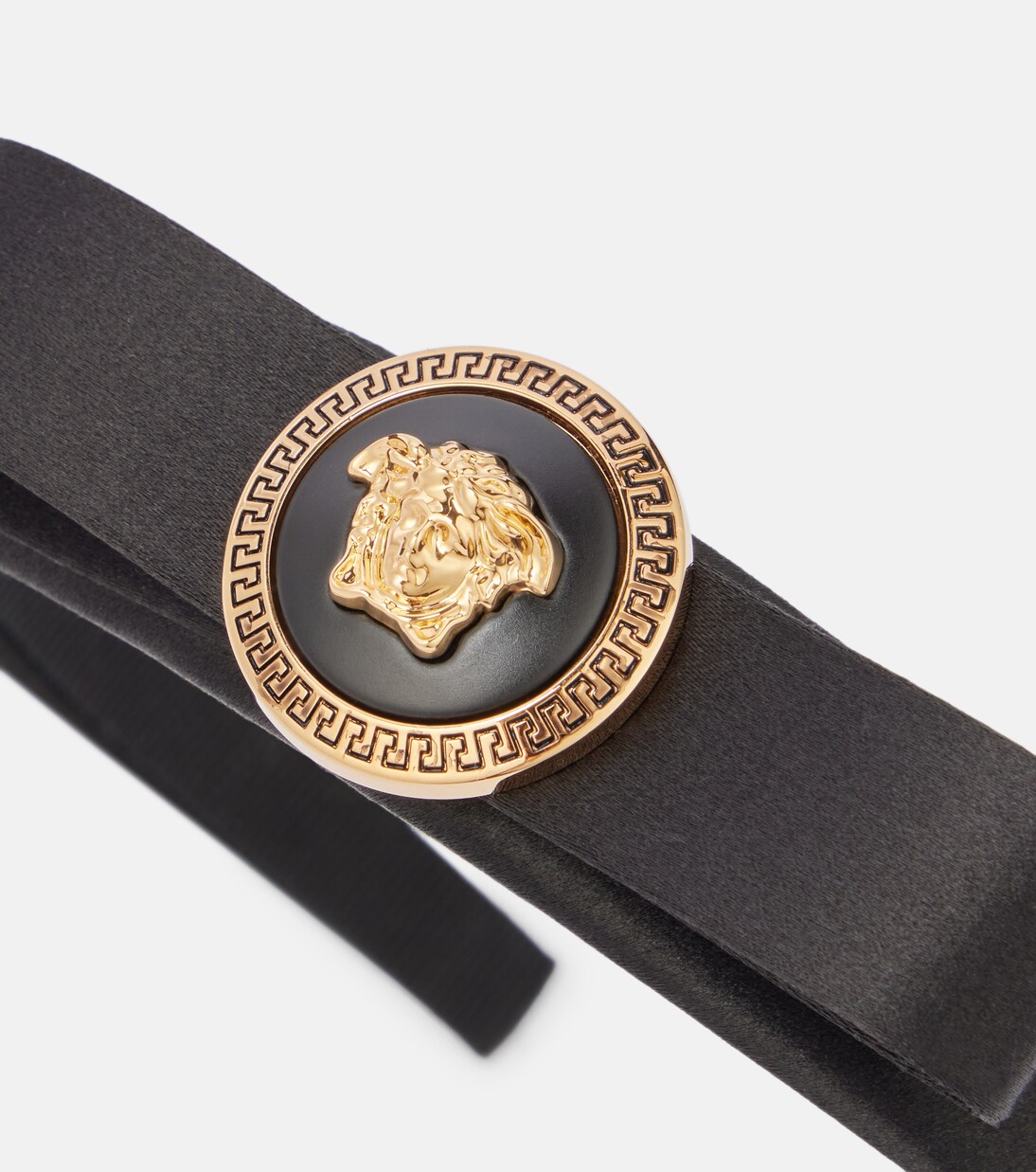 Medusa '95 bow-detail satin headband  | Versace