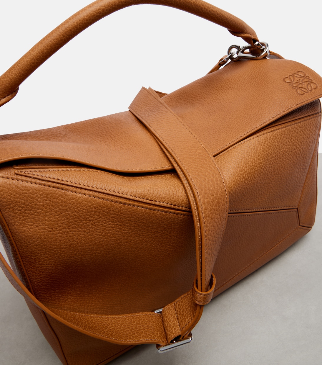 Puzzle L号皮革托特包 | Loewe