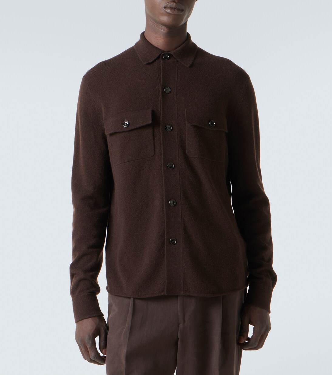 Wool and cashmere overshirt | Allude