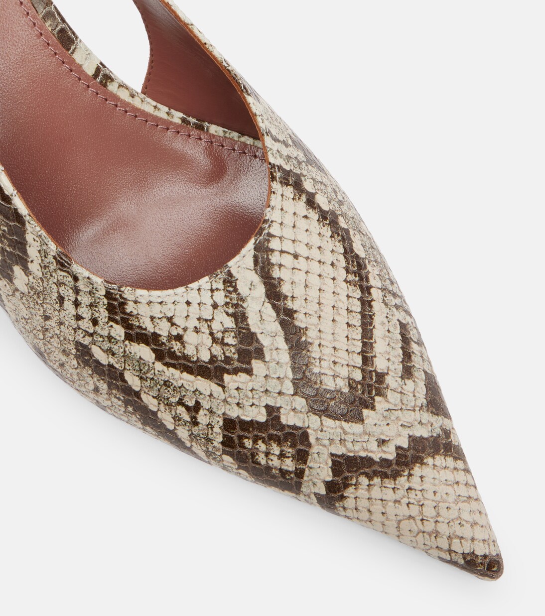 Nina 50 leather slingback pumps | Paris Texas