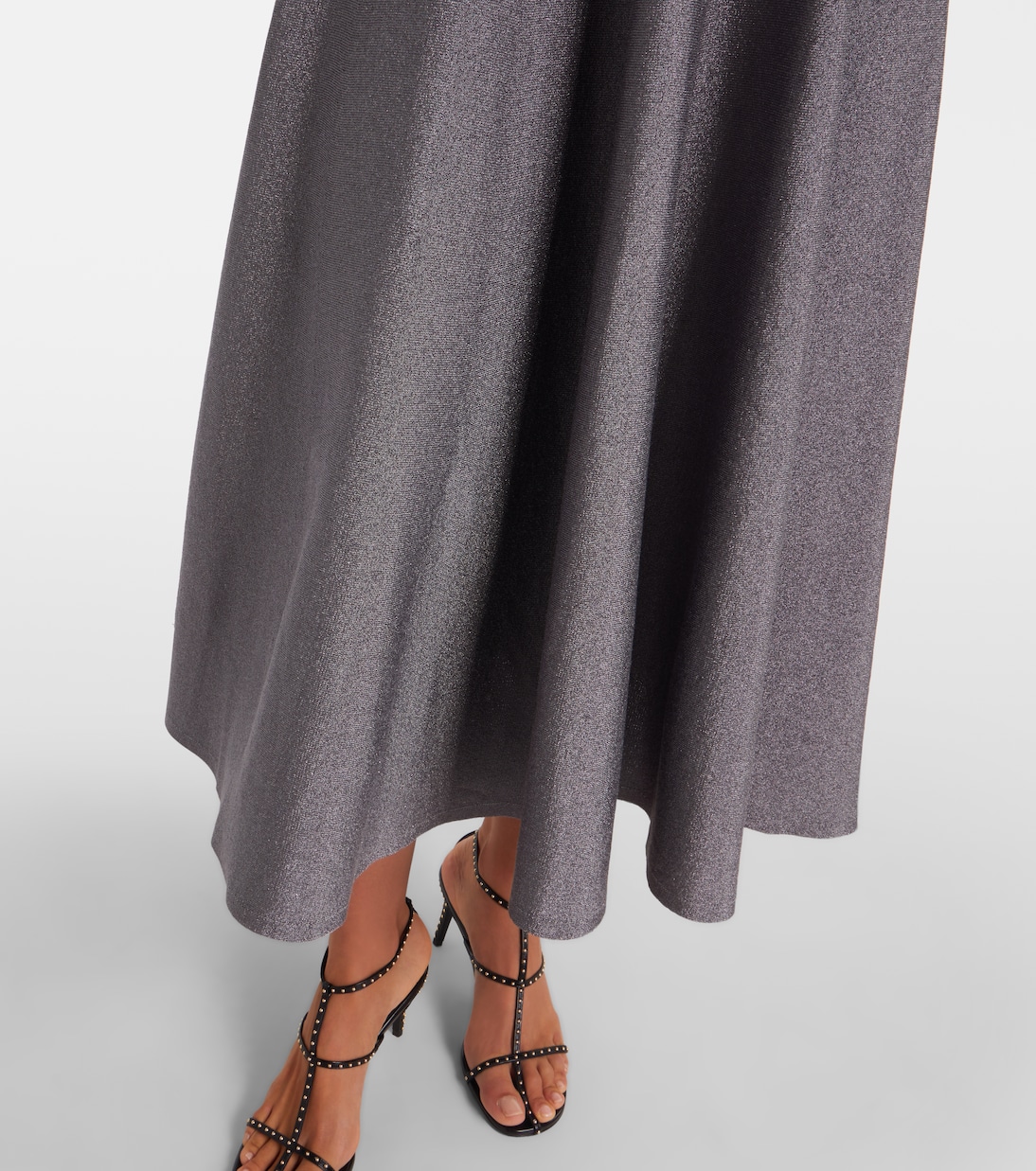 Robe longue Melina en lamé | Khaite