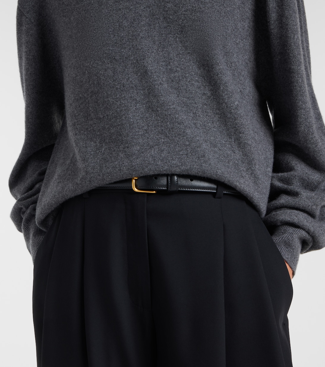 Classic leather belt | The Row