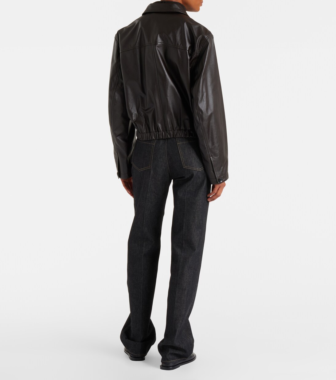 Jeans rectos de tiro alto | Lemaire