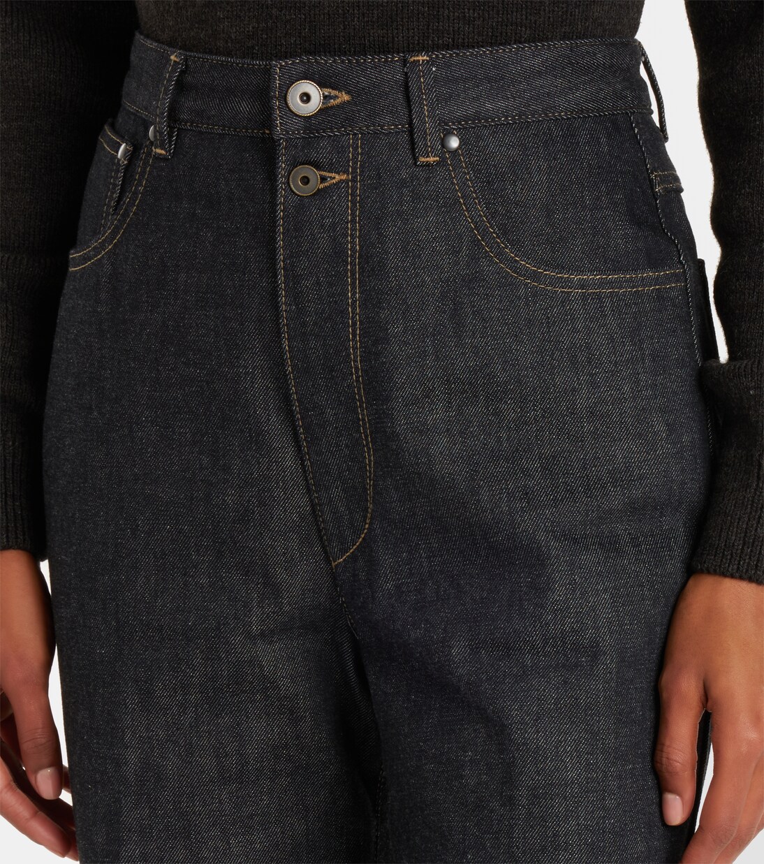 Jeans rectos de tiro alto | Lemaire