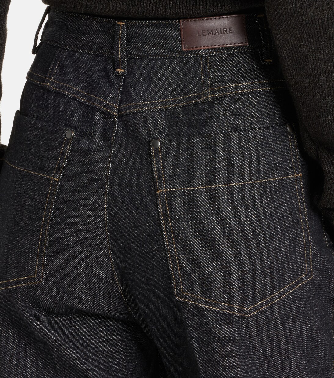 Jeans rectos de tiro alto | Lemaire