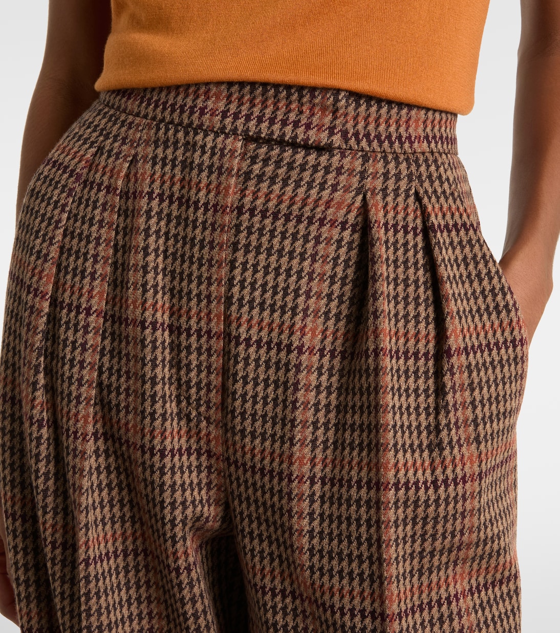 Seggio 울 코튼 저지 와이드 팬츠 | Max Mara