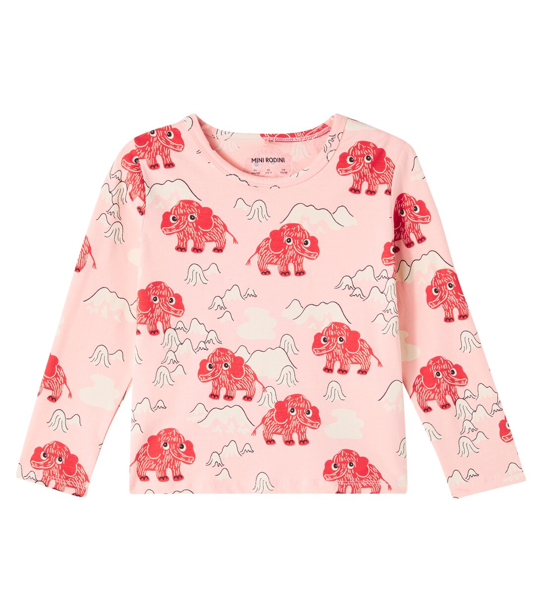 Mammoth cotton-blend jersey T-shirt | Mini Rodini