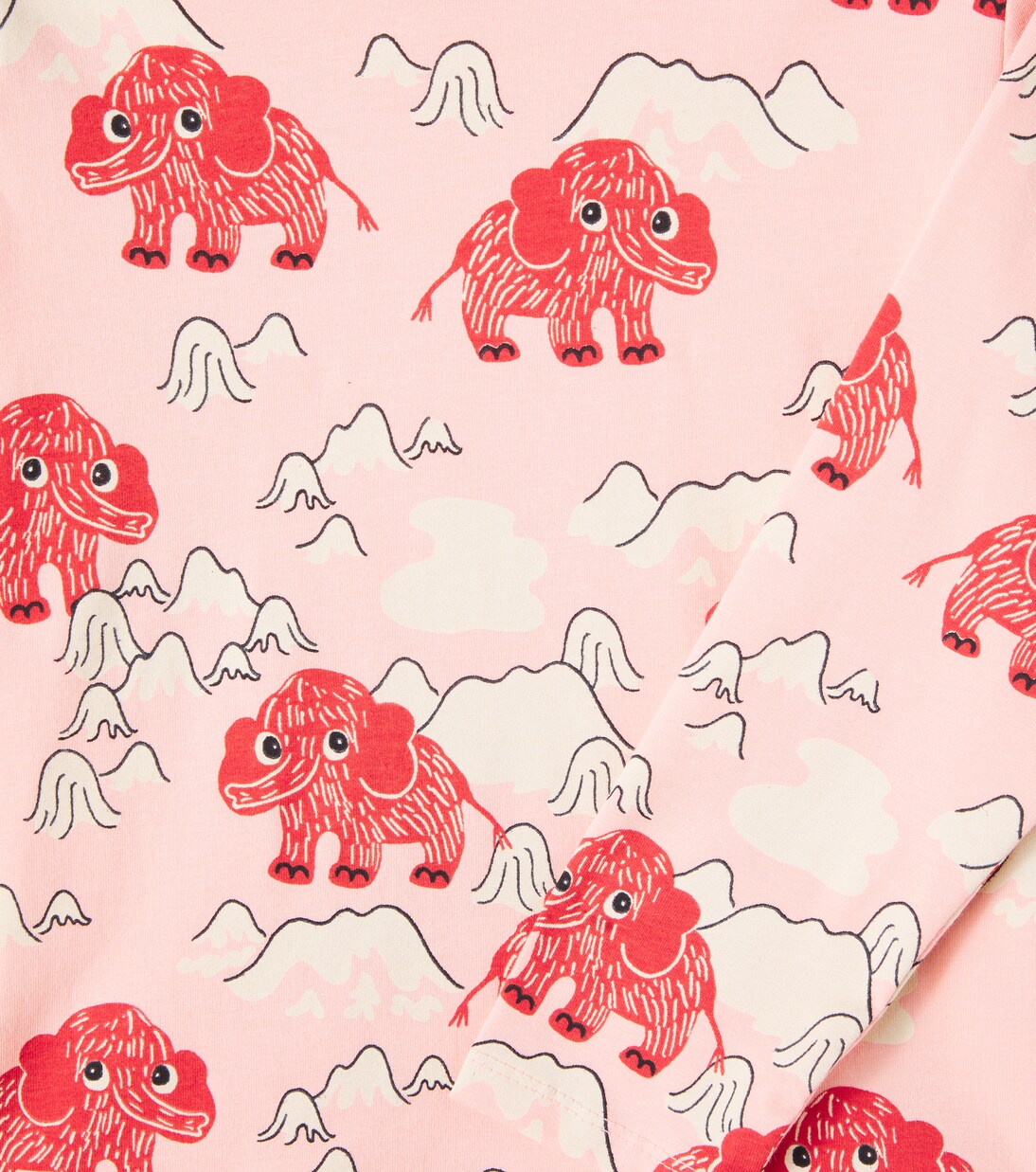 Mammoth cotton-blend jersey T-shirt | Mini Rodini