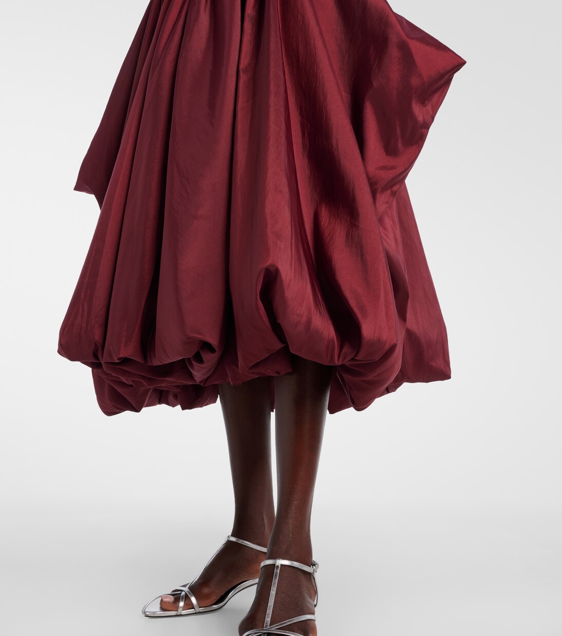 Robe midi Kenlie en taffetas | Simkhai