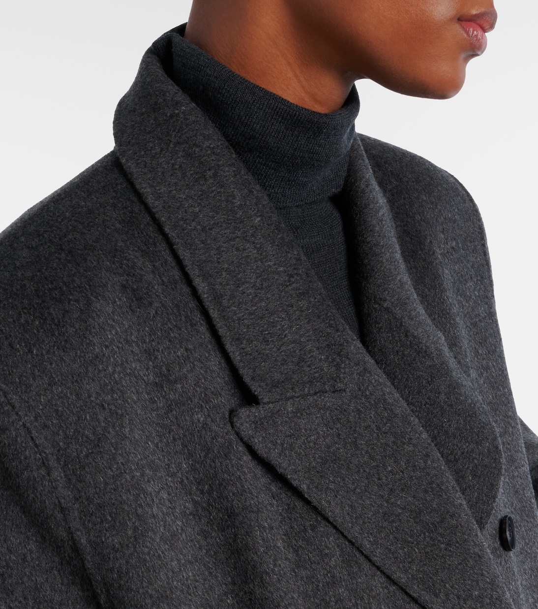 Gaia 더블 브레스티드 울 블렌드 코트 | The Frankie Shop