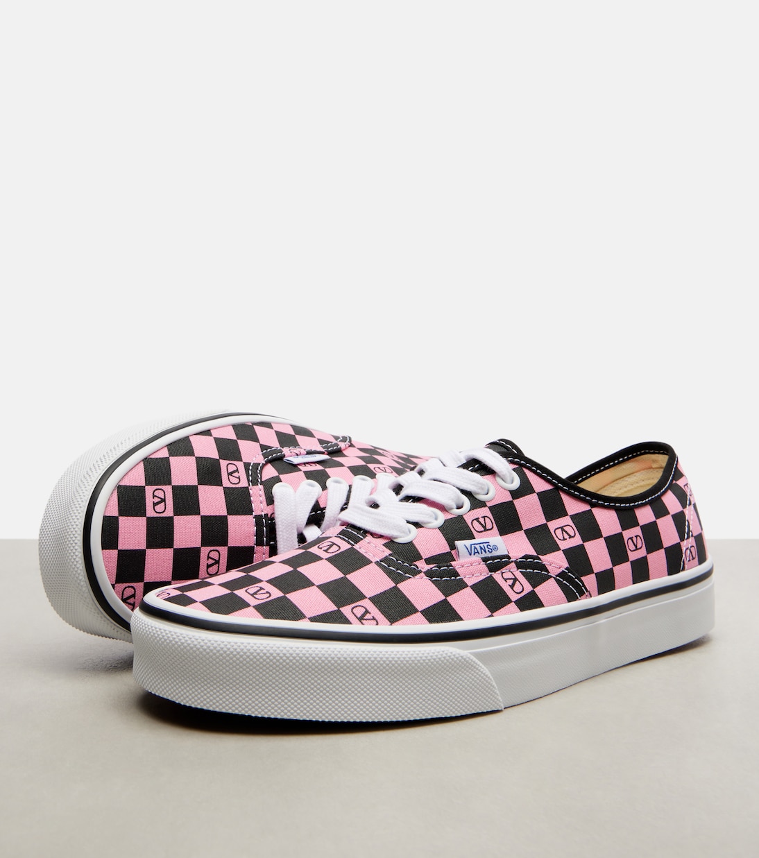 and Vans VLogo checked sneakers | Valentino Garavani