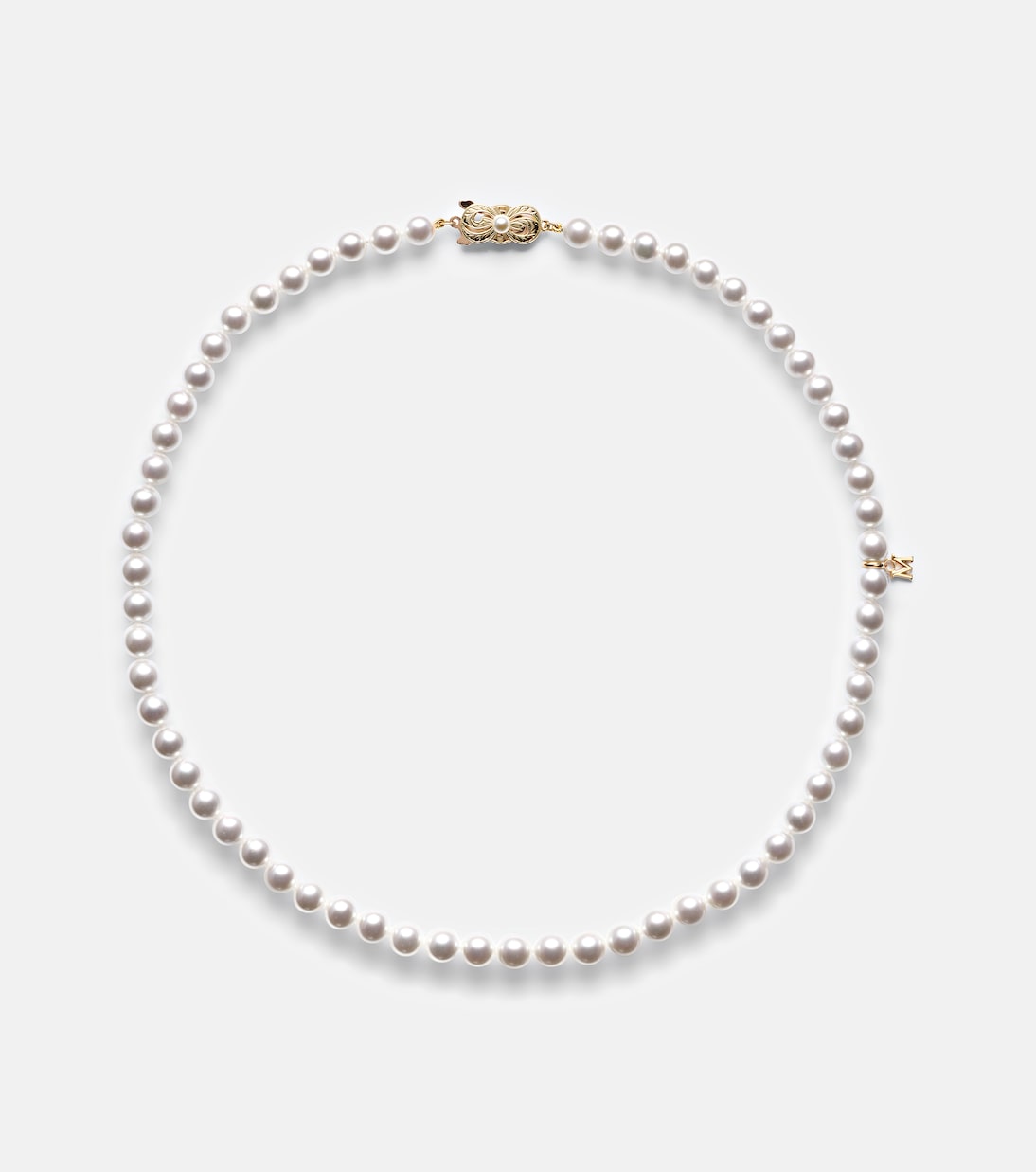 18kt gold necklace with pearls | Mikimoto
