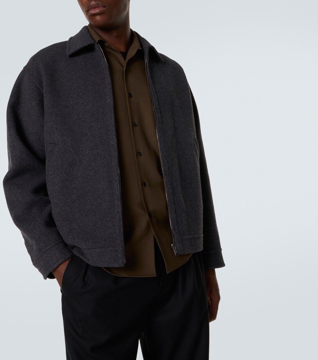 Jacke Noggu aus Kaschmir und Wolle | The Row