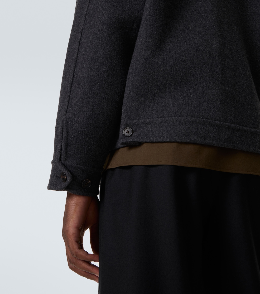 Jacke Noggu aus Kaschmir und Wolle | The Row