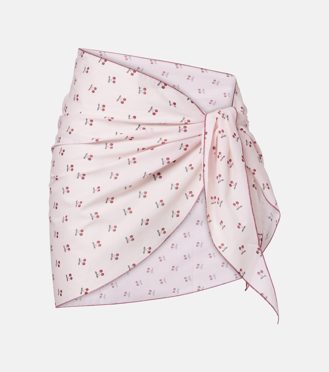 Cherries棉质沙滩罩衫半身裙 | Montce