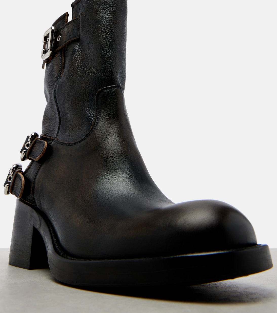 Bikerstiefel Dakota 60 aus Leder | Chloé