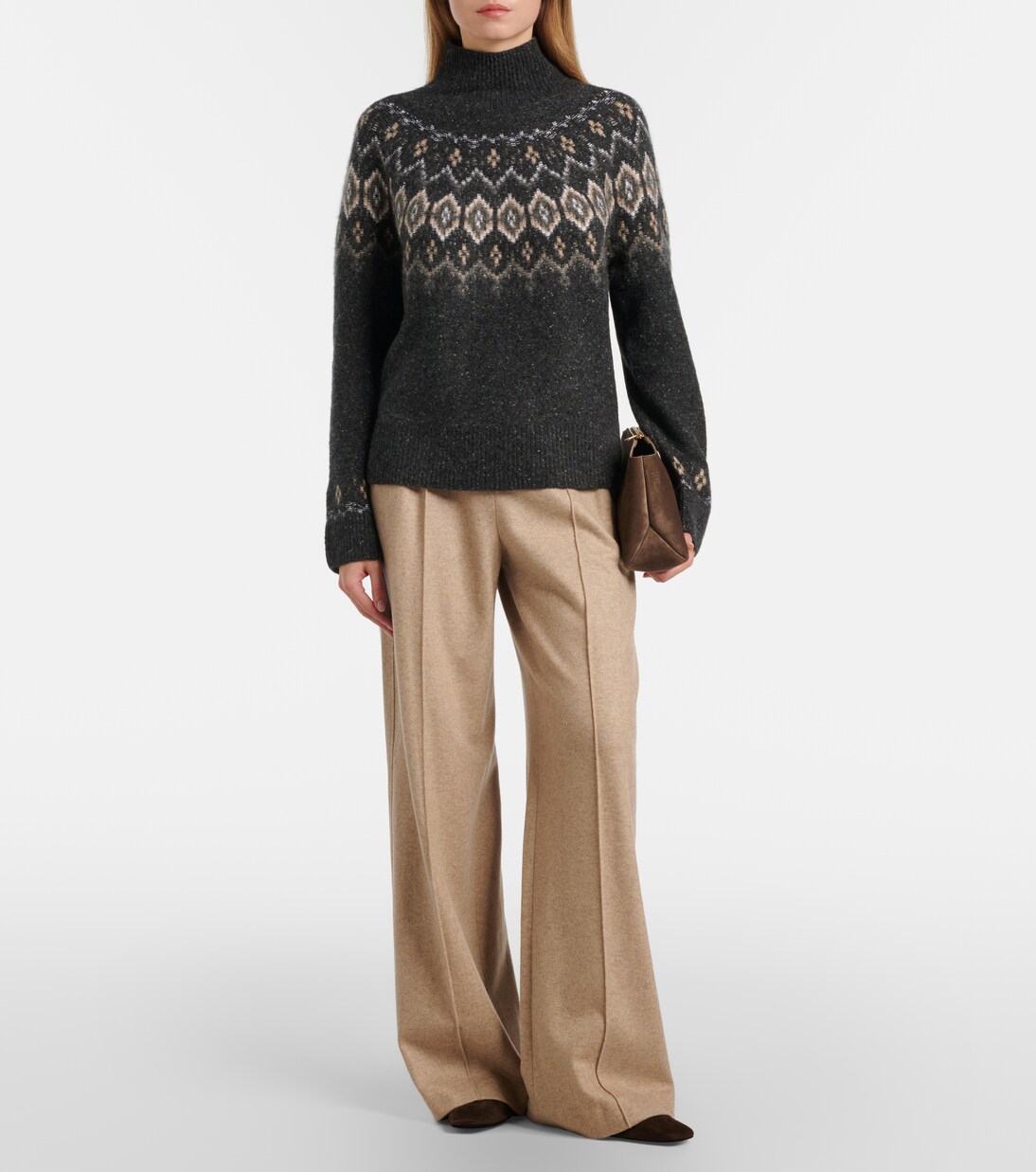 Wool-blend wide-leg pants | Vince