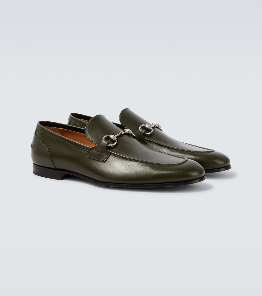 Gucci Jordaan Horsebit leather loafers | Gucci