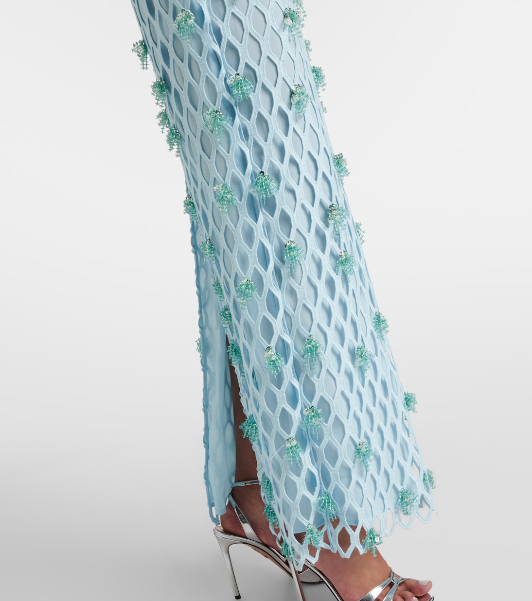 Bustier-Robe Iridessa mit Pailletten | Simkhai