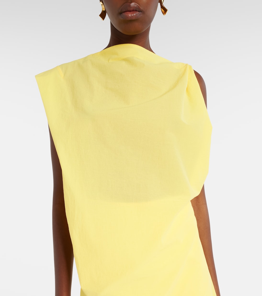 Midikleid Drap aus Popeline | Jacquemus