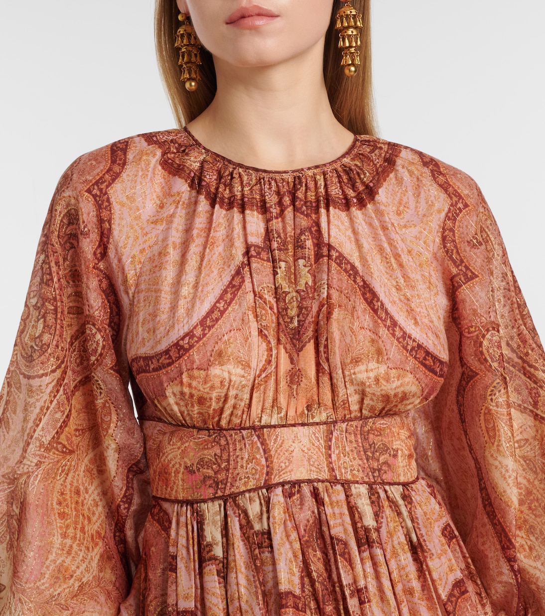 Abito midi Wanderlust con stampa | Zimmermann