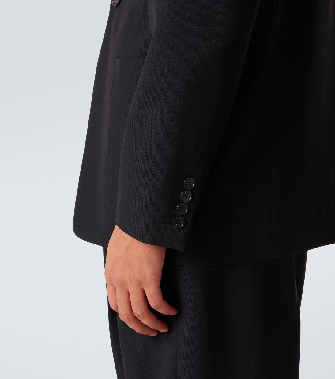 Wool gabardine blazer  | Saint Laurent