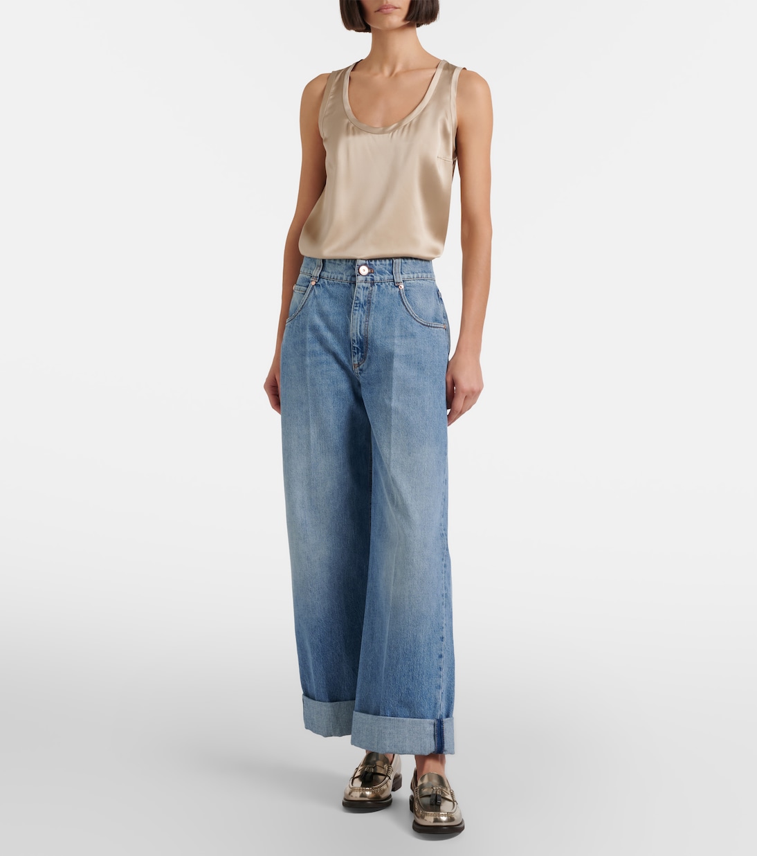 阔腿牛仔裤 | Brunello Cucinelli