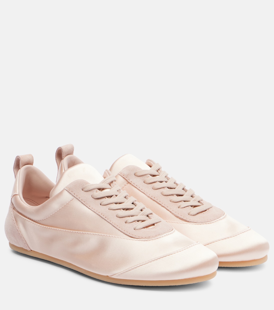 Sneakers Floor in raso con suede | Jil Sander