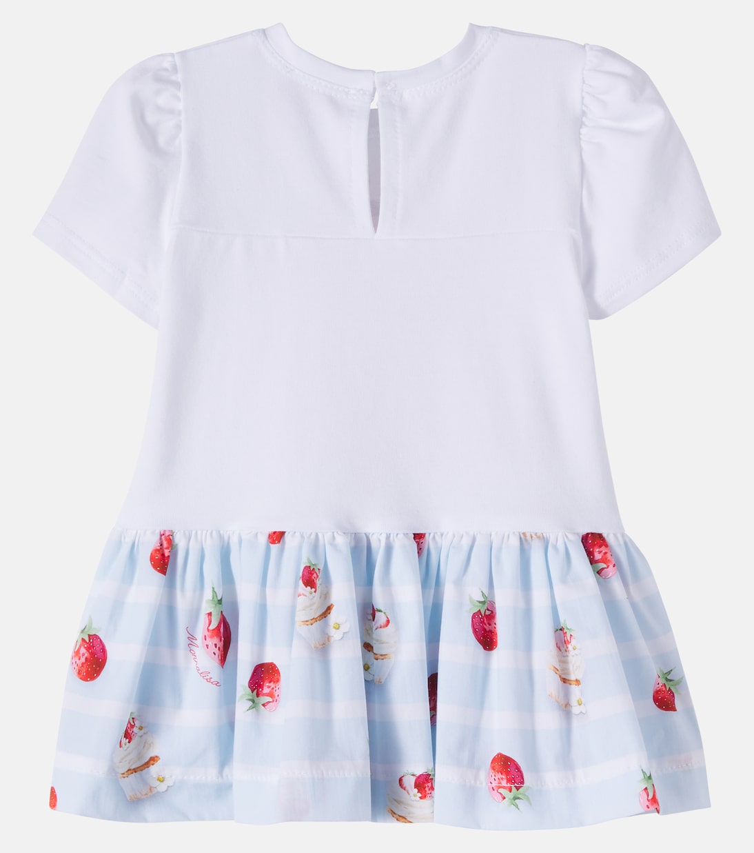 x Disney® baby printed cotton-blend dress | Monnalisa
