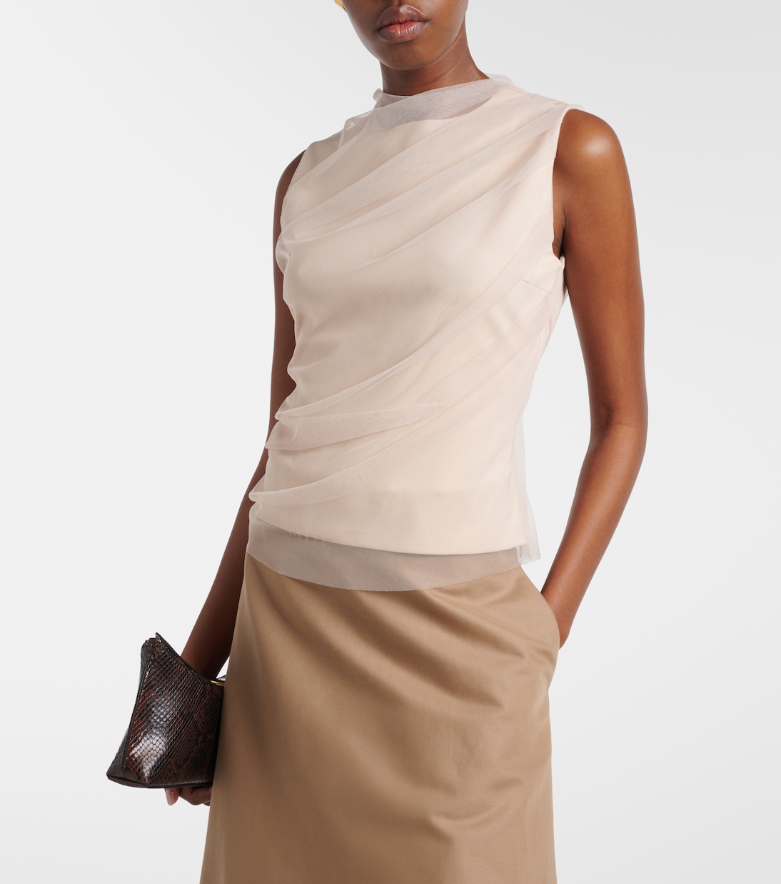 Top de tul drapeado | Dorothee Schumacher