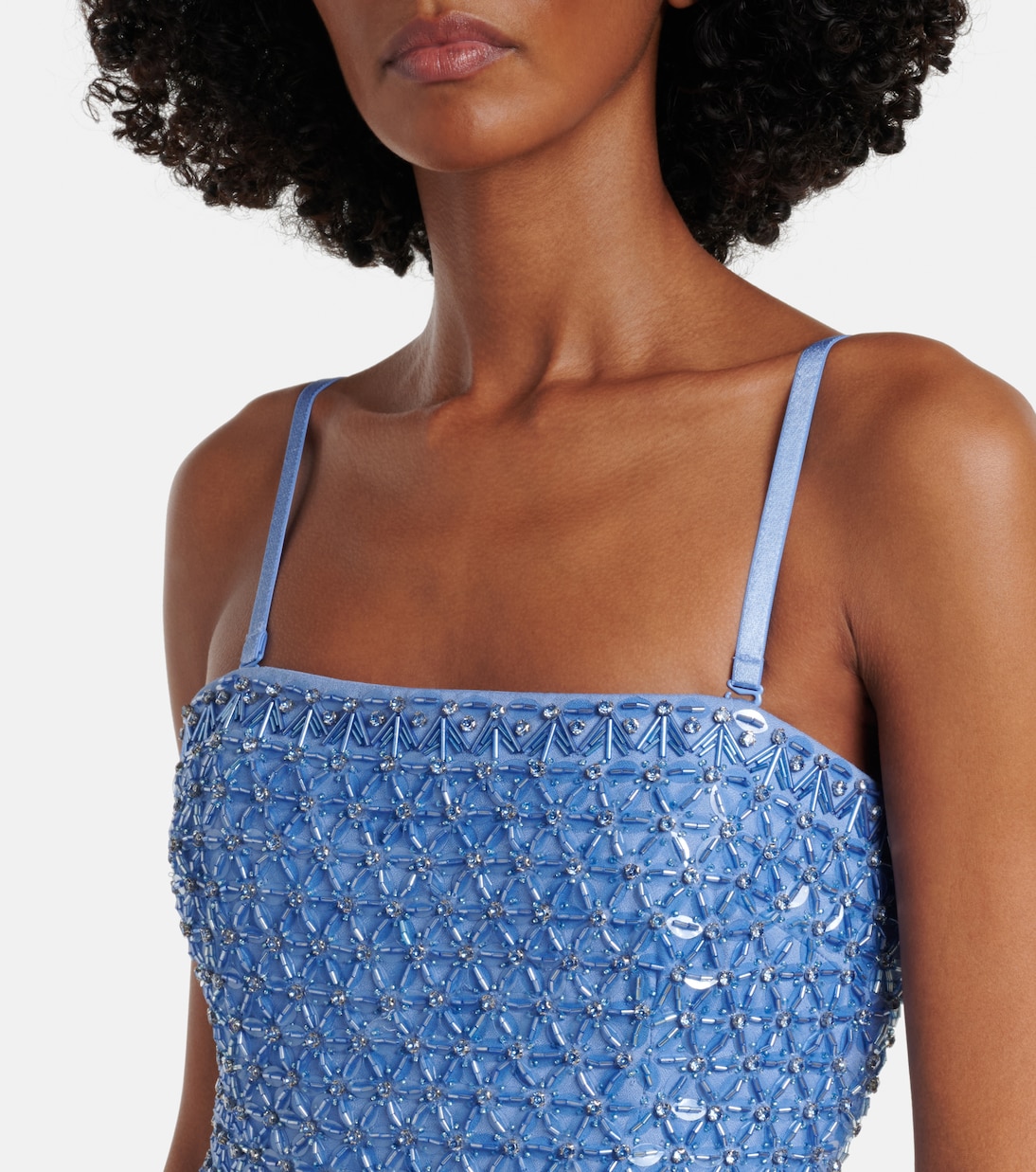 Robe longue bustier Vanessa à ornements | Simkhai