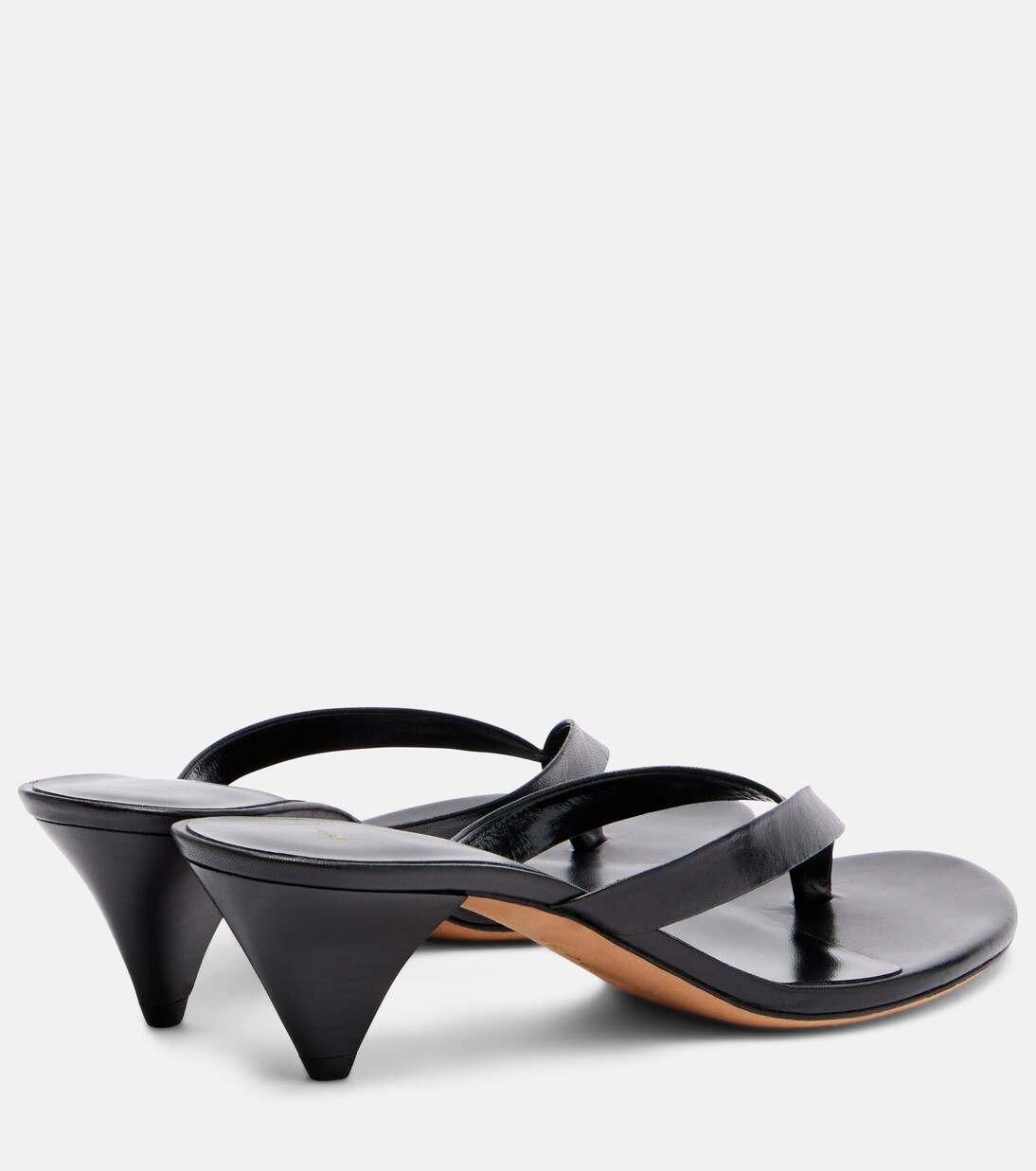 Rooty leather thong sandals | JUDE