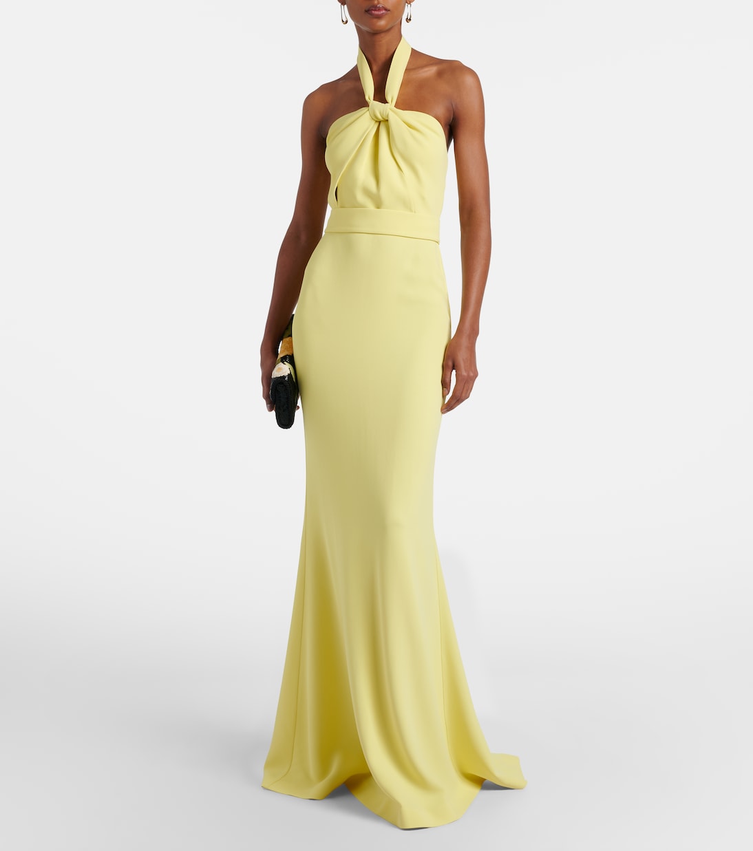 Halterneck cady gown | Elie Saab