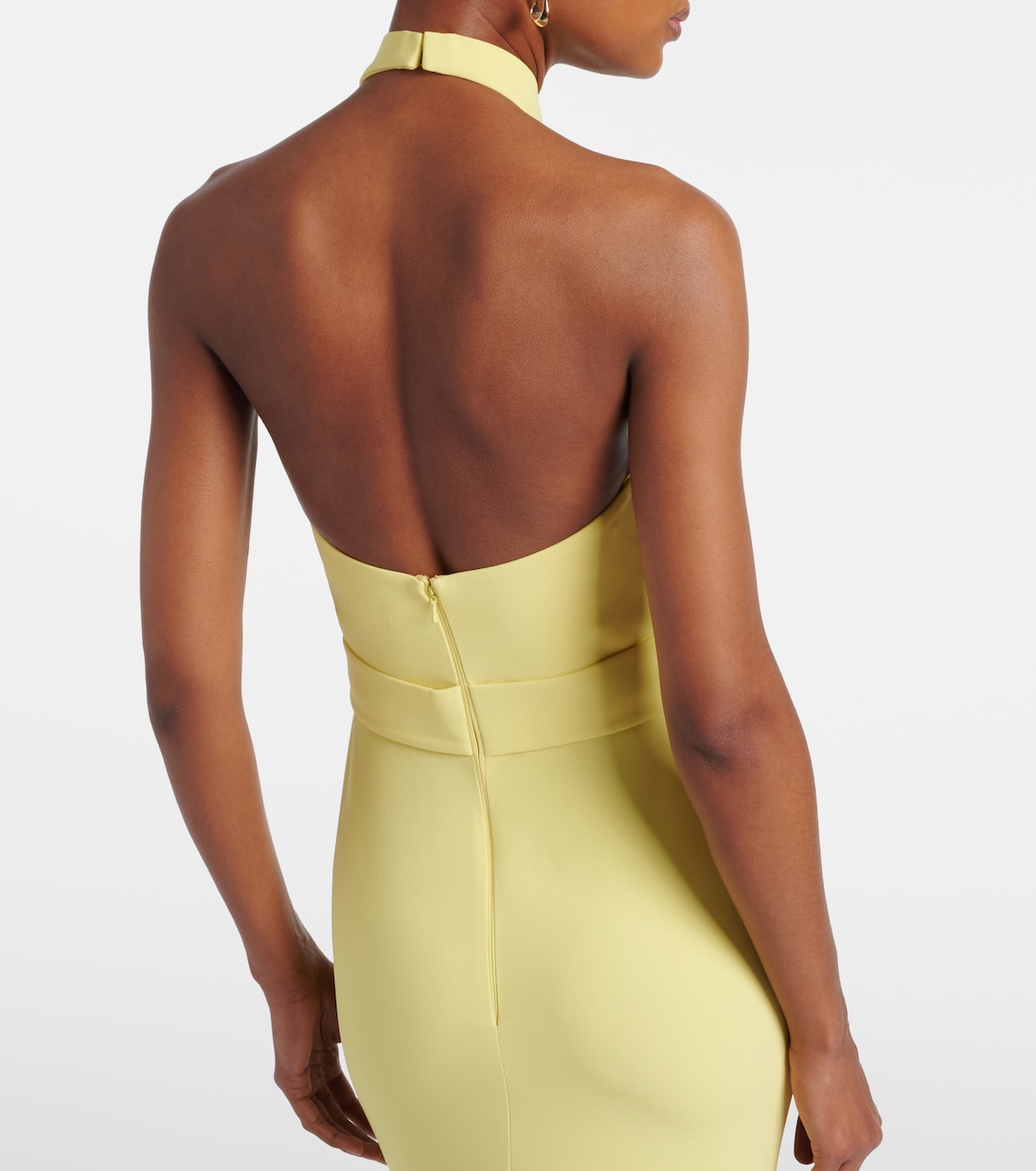 Halterneck cady gown | Elie Saab