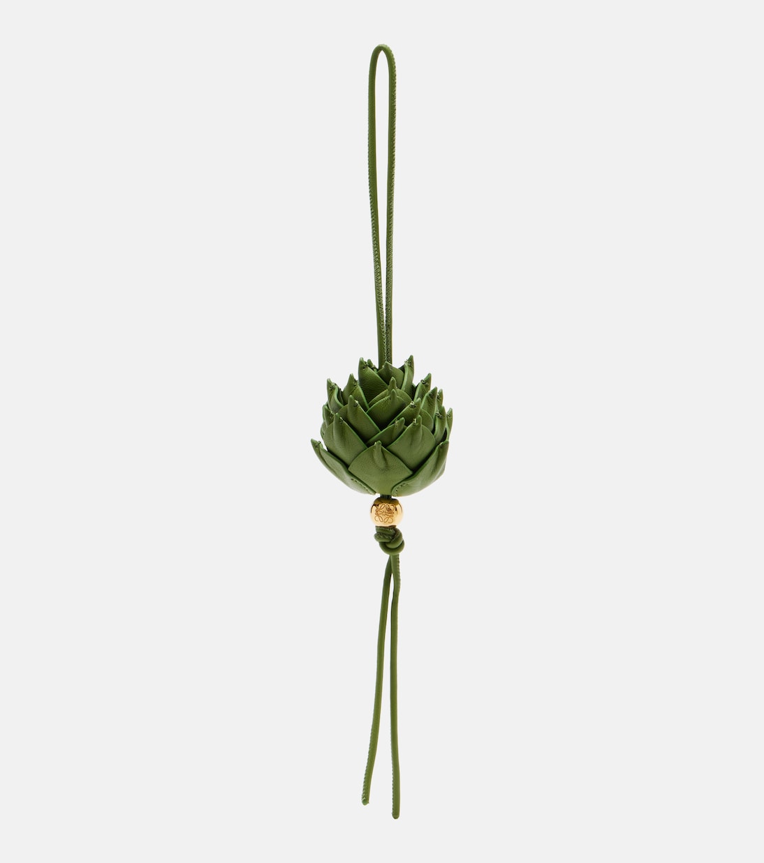Artichoke leather bag charm | Loewe