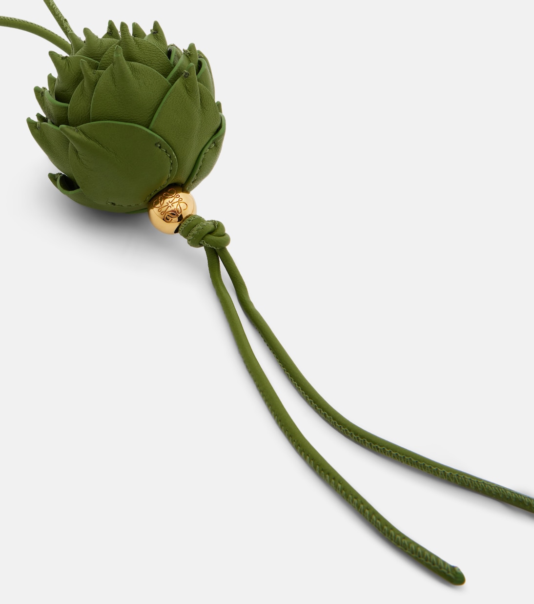 Artichoke leather bag charm | Loewe