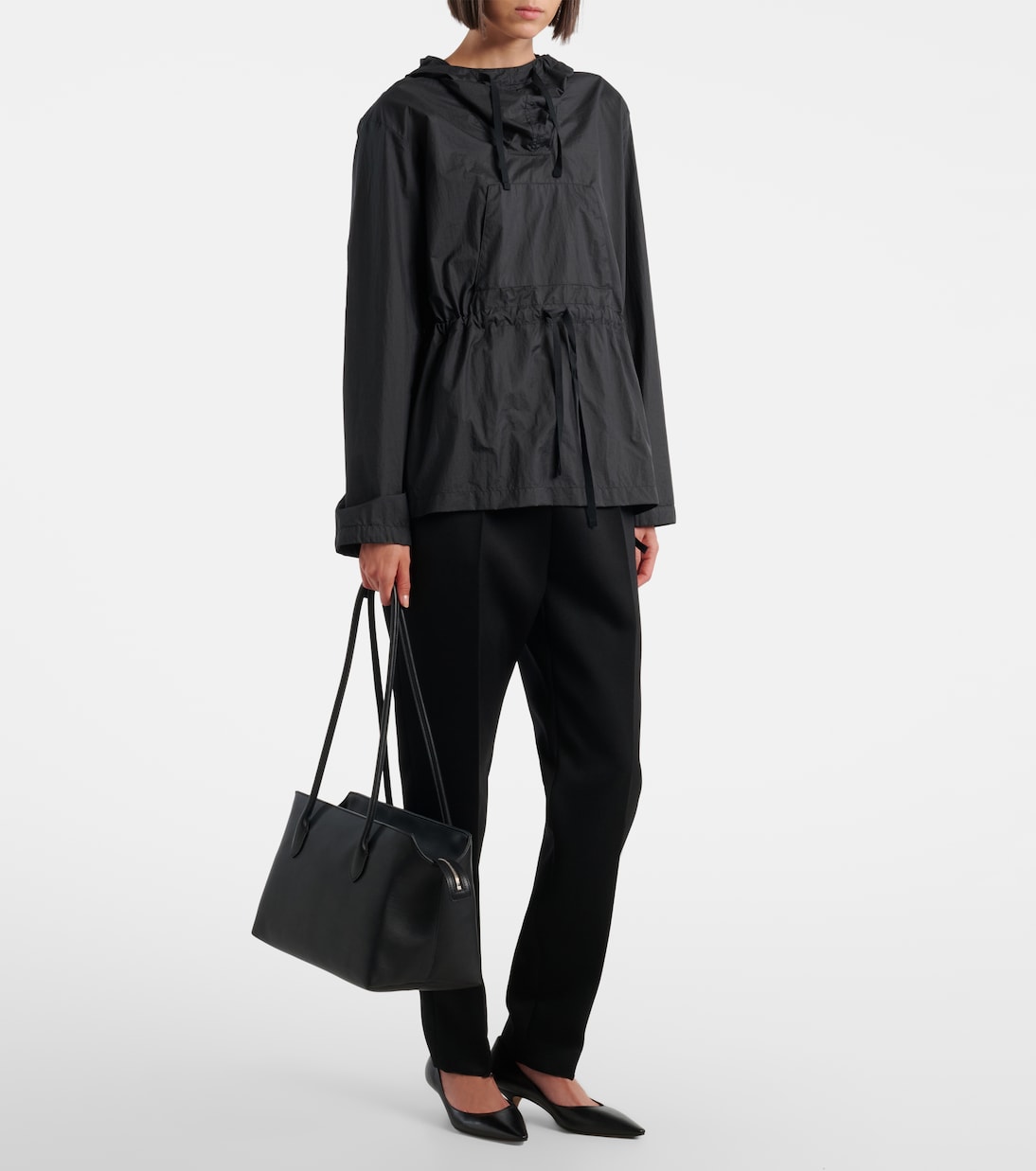 Terrasse Medium leather shoulder bag  | The Row