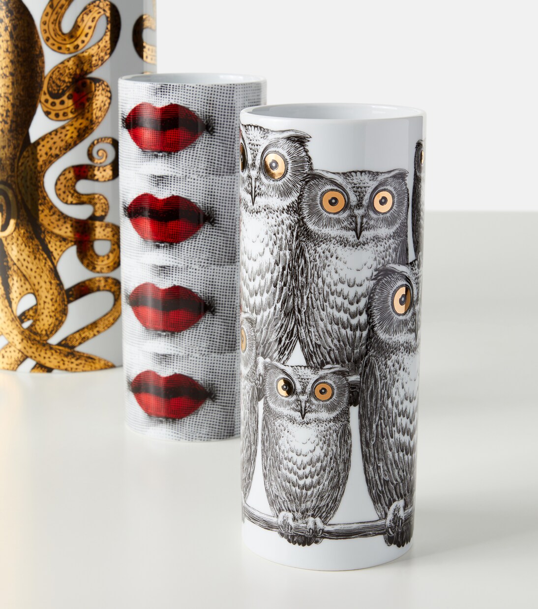 Civette Small porcelain vase | Fornasetti