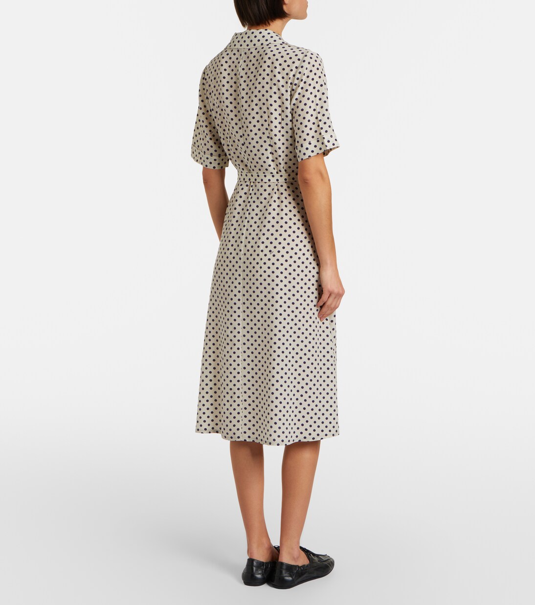 Hemdblusenkleid aus Seide | Prada