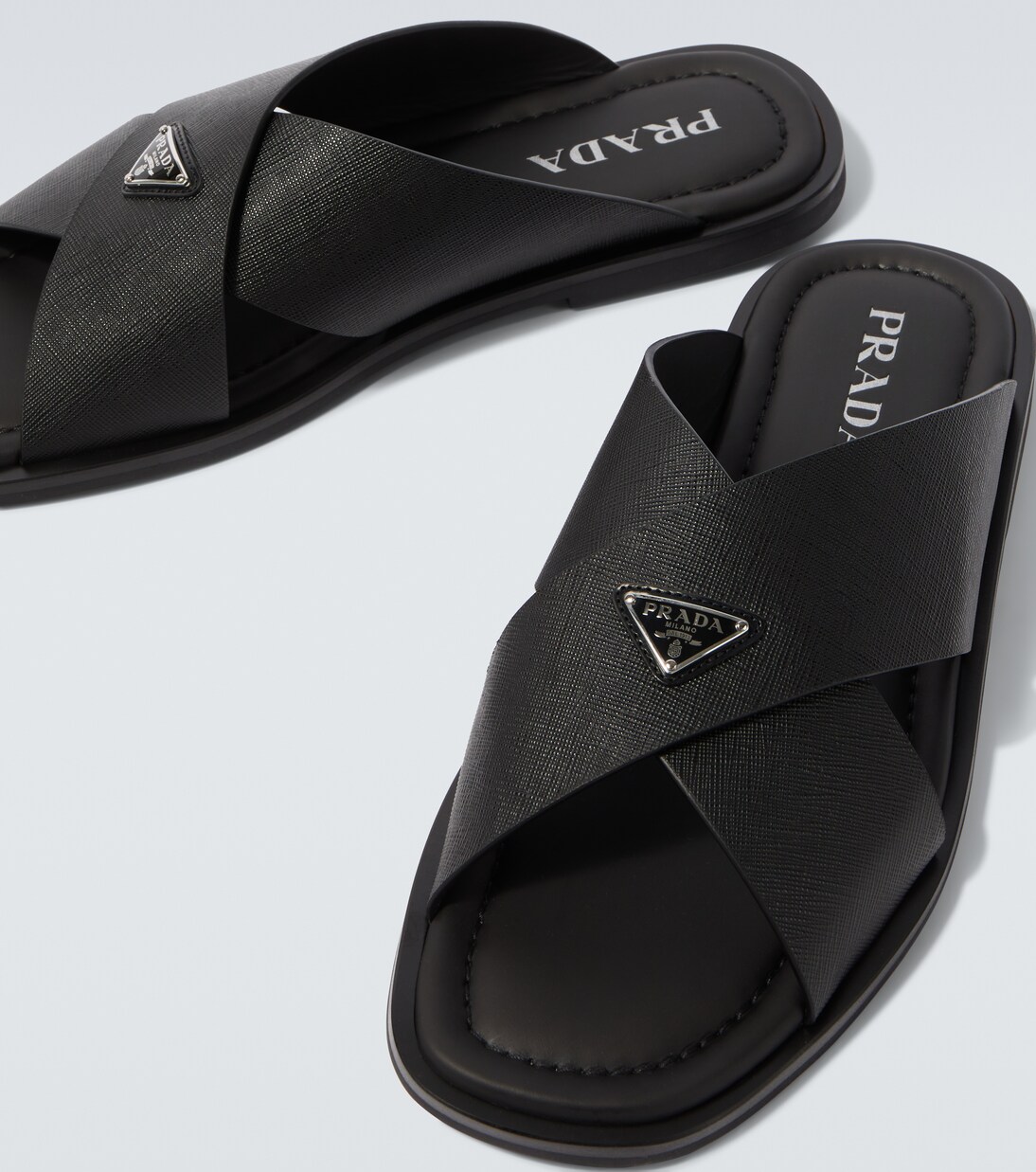 Leather sandals | Prada
