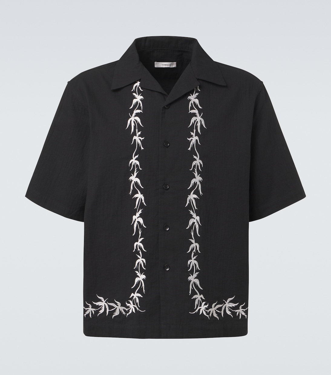 Embroidered bowling shirt | Commas