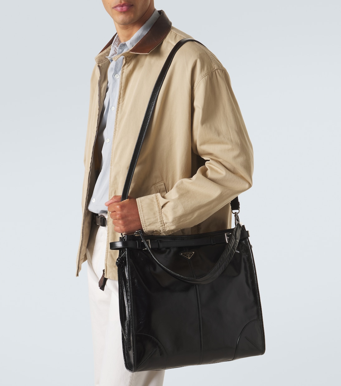 Schultertasche Prada Bonnie aus Leder | Prada