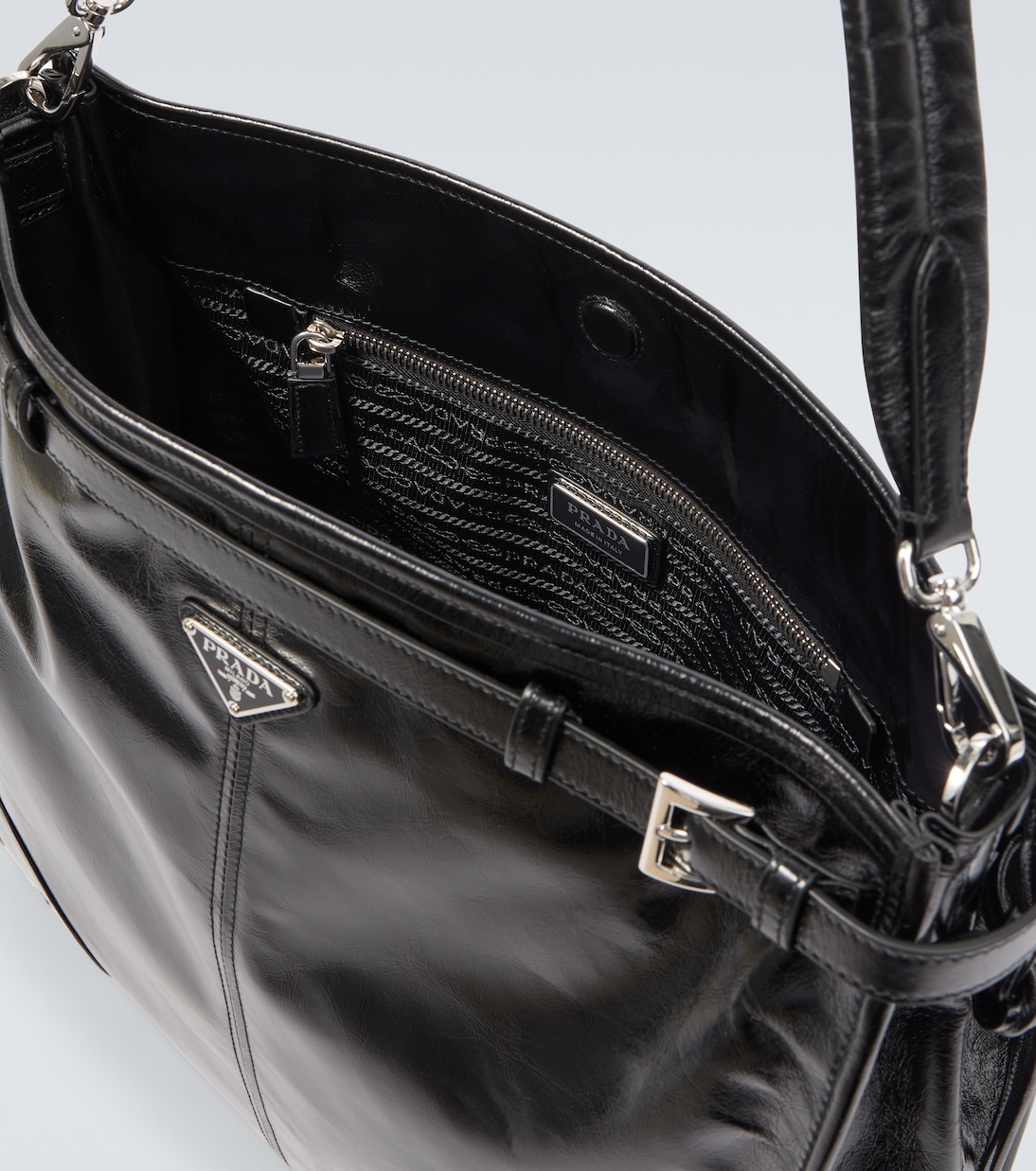 Schultertasche Prada Bonnie aus Leder | Prada