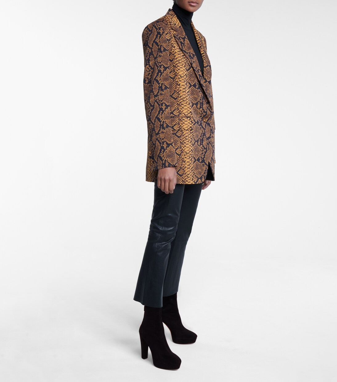 Ankle Boots Saint Honoré 120 aus Veloursleder | Aquazzura