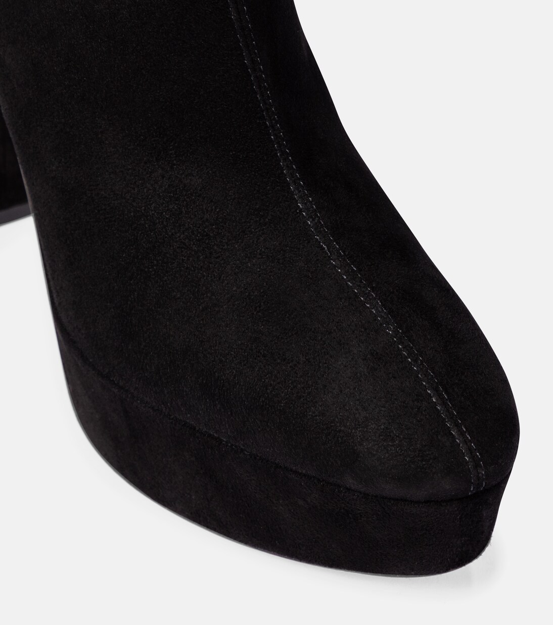 Ankle Boots Saint Honoré 120 aus Veloursleder | Aquazzura
